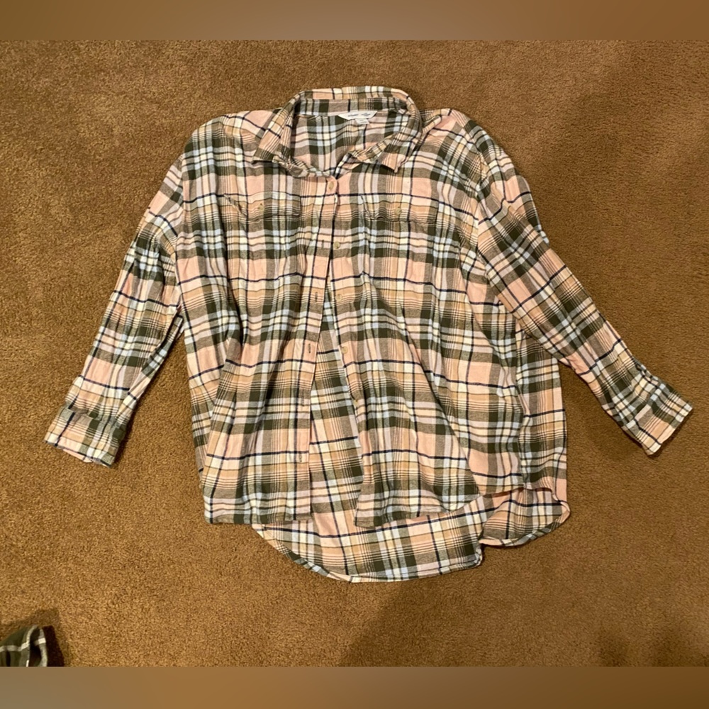 Old Navy Women’s  “Boyfriend” Flannel XXL
